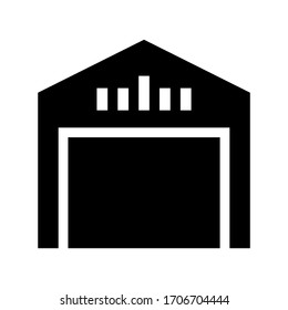 icono de barra o logotipo símbolo de signo aislado ilustración vectorial - iconos vectoriales de estilo negro de alta calidad
