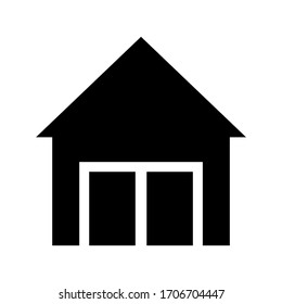 barn icon or logo isolated sign symbol vector illustration - high quality black style vector icons
