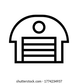 barn icon or logo isolated sign symbol vector illustration - high quality black style vector icons
