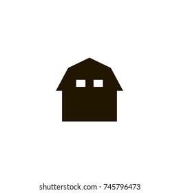 barn icon. sign design