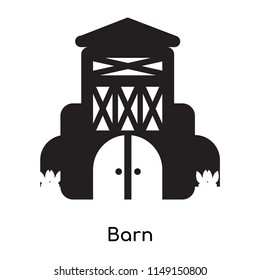 Barn icon vector isolated on white background for your web and mobile app design, Barn logo concept