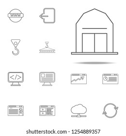 barn icon. web icons universal set for web and mobile