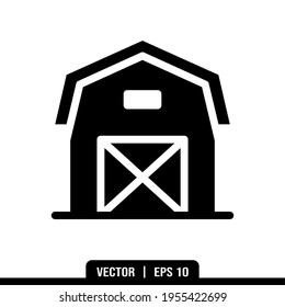 Barn icons vector collection, illustration logo template in trendy style. Suitable for many purposes.
