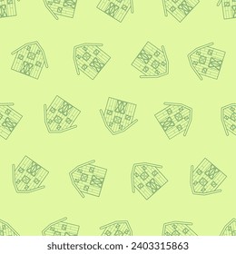 Barn line art seamless pattern. Suitable for backgrounds, wallpapers, fabrics, textiles, wrapping papers, printed materials, and many more. Editable vector.