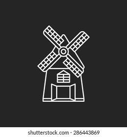 barn line icon
