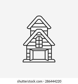 barn line icon