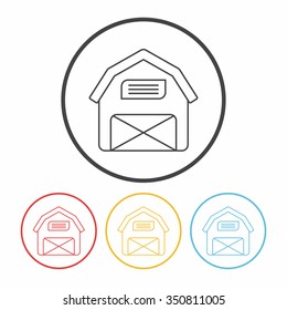 barn line icon