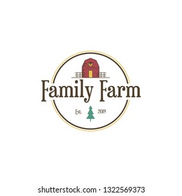 Barn logo concept. Warehouse logo vector. Building farm logo template