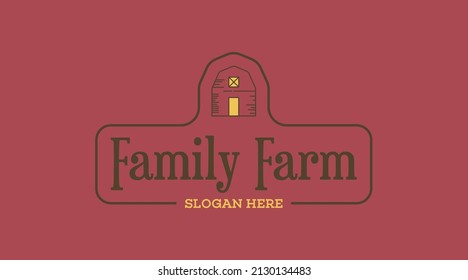 Barn Logo Design Concept Vector. Barn Logo Template Vector