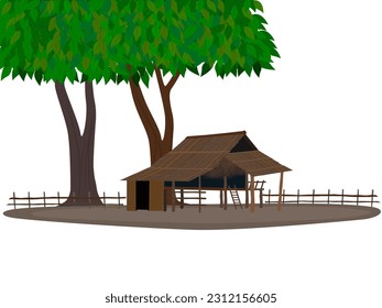 Barn con un fondo blanco.