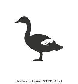 Barn owl bird Icon on White Background - Simple Vector Illustration