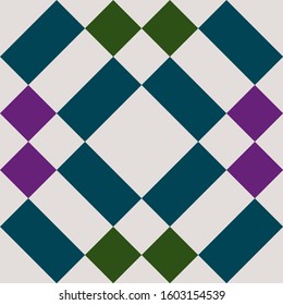 Barn quilt pattern, Amish Patchwork design, Abstract geometric tiled trail, Square block Vector illustration svg