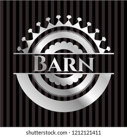 Barn silver emblem or badge