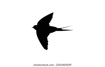 Stall Schlucken Silhouette Design und Vektorgrafik. 