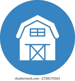 Barn Vector Icon Design Illustration