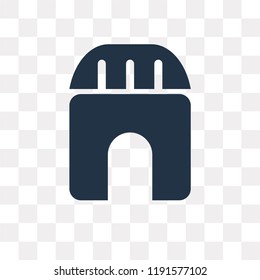 Barn vector icon isolated on transparent background, Barn transparency concept can be used web and mobile