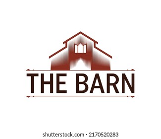 Barn or Warehouse logo design vector illustration