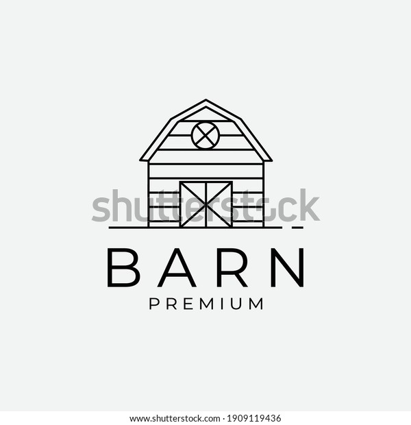 Barn Wood Logo Vector Illustration Design Stock Vector (Royalty Free ...