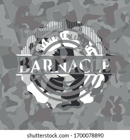 Barnacle on grey camo texture