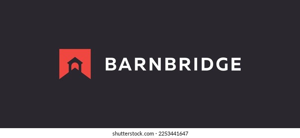 BarnBridge cryptocurrency BOND Token, Cryptocurrency logo on isolated background with text.