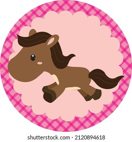 Barnyard animal series. Duck, cat, horse and the house. Suitable for animal themed party