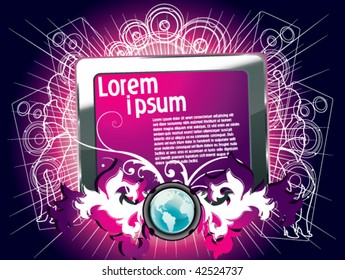 barocco background for text placing