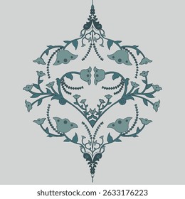 barok vector oriental motif design artwork