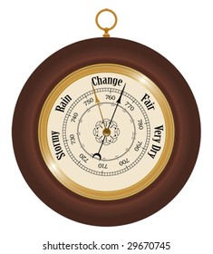Barometer detailed illustration
