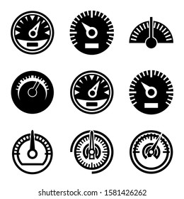 barometer icon isolated sign symbol vector illustration - Collection of high quality black style vector icons
