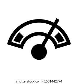 barometer icon isolated sign symbol vector illustration - high quality black style vector icons
