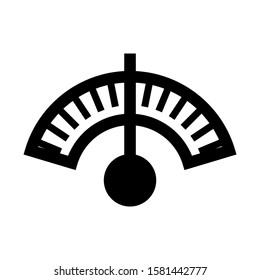 barometer icon isolated sign symbol vector illustration - high quality black style vector icons
