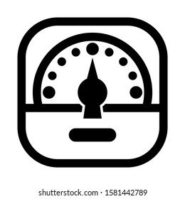 barometer icon isolated sign symbol vector illustration - high quality black style vector icons
