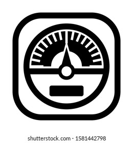 barometer icon isolated sign symbol vector illustration - high quality black style vector icons
