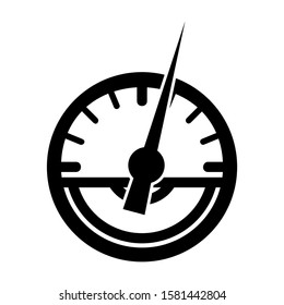 barometer icon isolated sign symbol vector illustration - high quality black style vector icons
