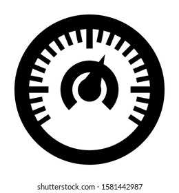 barometer icon isolated sign symbol vector illustration - high quality black style vector icons
