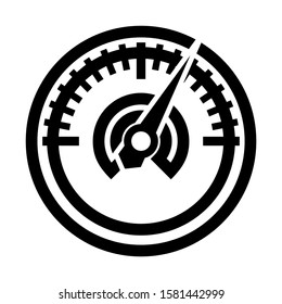 barometer icon isolated sign symbol vector illustration - high quality black style vector icons
