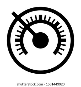 barometer icon isolated sign symbol vector illustration - high quality black style vector icons

