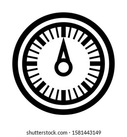 barometer icon isolated sign symbol vector illustration - high quality black style vector icons
