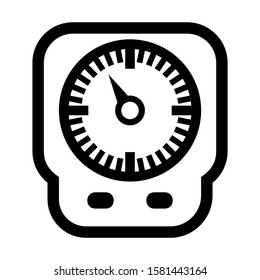 barometer icon isolated sign symbol vector illustration - high quality black style vector icons
