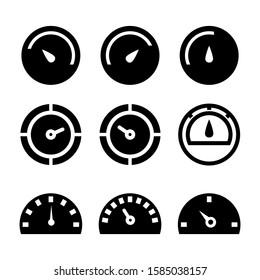 barometer icon isolated sign symbol vector illustration - Collection of high quality black style vector icons
