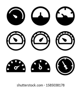 barometer icon isolated sign symbol vector illustration - Collection of high quality black style vector icons
