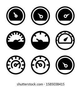 barometer icon isolated sign symbol vector illustration - Collection of high quality black style vector icons
