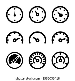 barometer icon isolated sign symbol vector illustration - Collection of high quality black style vector icons
