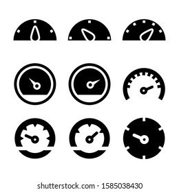 barometer icon isolated sign symbol vector illustration - Collection of high quality black style vector icons

