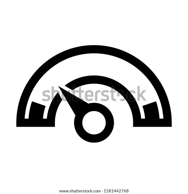 barometer icon isolated sign symbol\
vector illustration - high quality black style vector\
icons\
