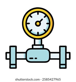 A barometer icon representing atmospheric pressure measurement for weather forecasting