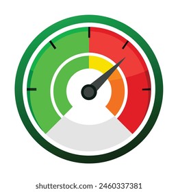 barometer speedometer icon vector design