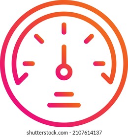 Barometer Vector Icon Design Illustration