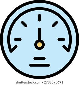 Barometer Vector Icon Design Illustration