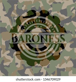 Baroness on camo pattern
